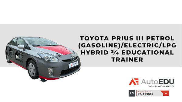 Toyota Prius III Petrol/Electric/LPG HYBRID ¾ Educational Trainer PMTPK05 AutoEDU automotive training equipment