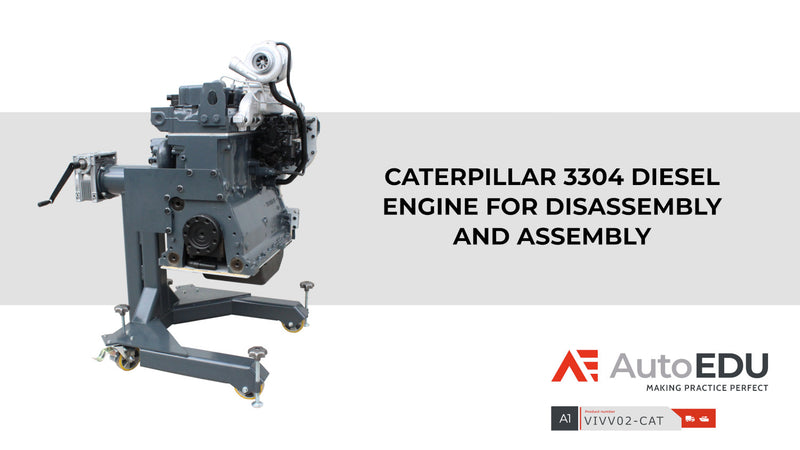 Caterpillar 3304 Diesel Engine for automotive education