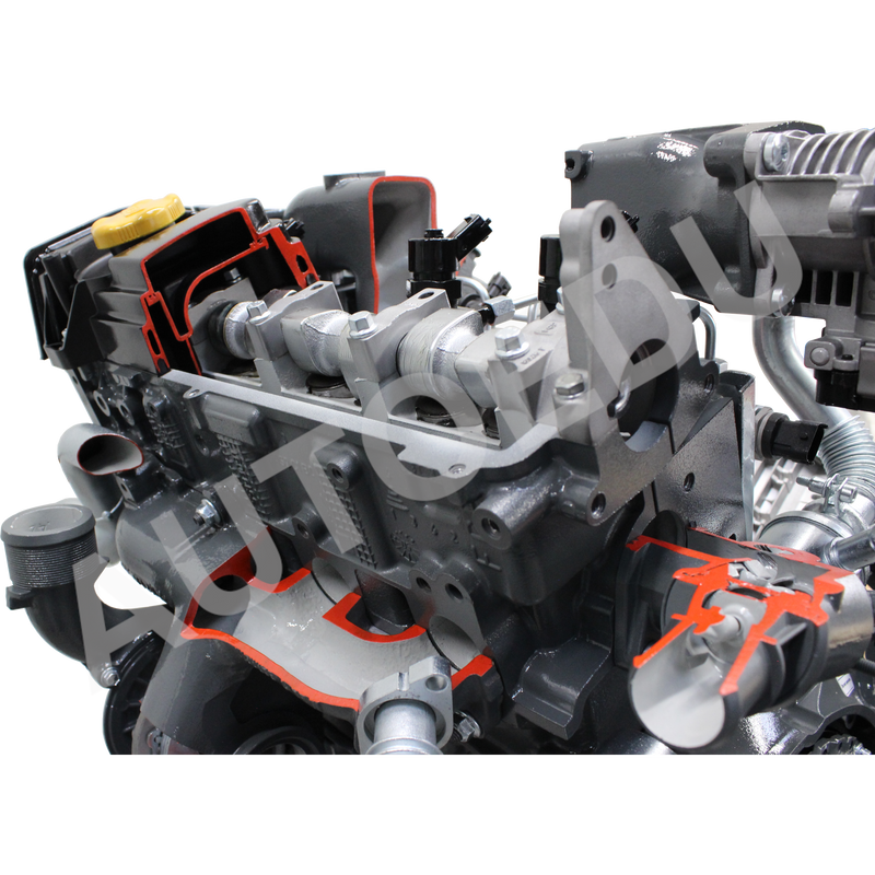 Fiat / Alfa romeo 8 valve engine with turbo diesel common-rail cutaway Educational Trainer AE36015E AutoEDU