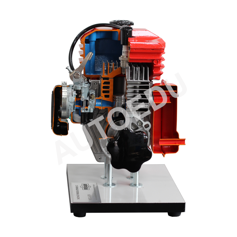 2 stroke petrol engine cutaway Educational Trainer AE37450M AutoEDU automotive training equipment