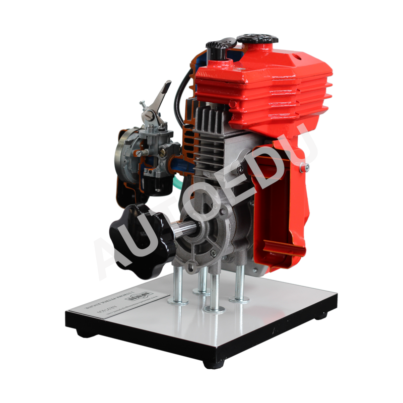 2 stroke petrol engine cutaway Educational Trainer AE37450M AutoEDU automotive training equipment