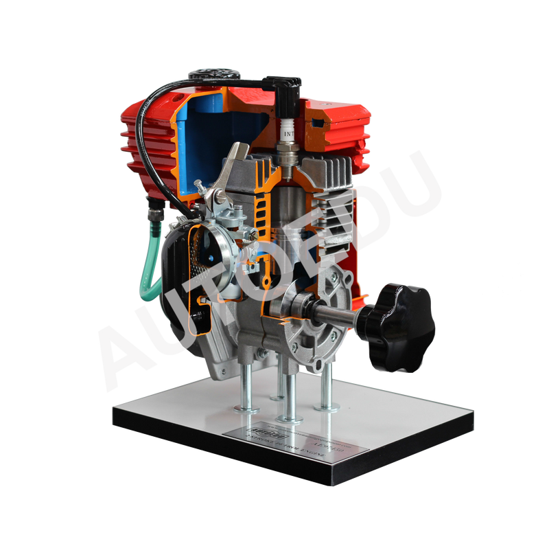 2 stroke petrol engine cutaway Educational Trainer AE37450M AutoEDU automotive training equipment