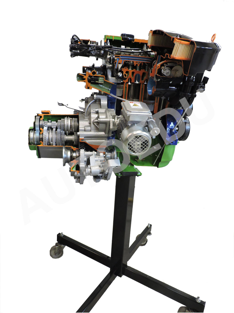 Petrol (gasoline) engine with MPI injection cutaway AE45166E automotive training equipment