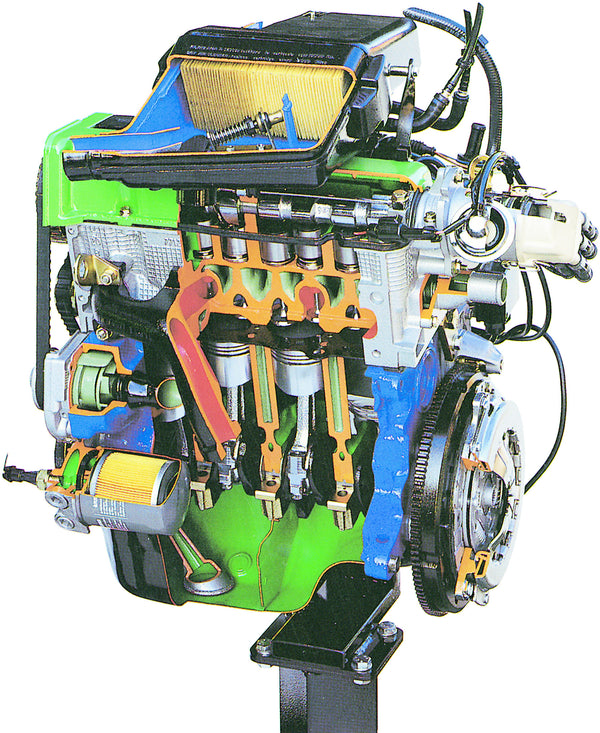 Petrol (gasoline) engine with MPI fuel injection AE45212IEE automotive training equipment