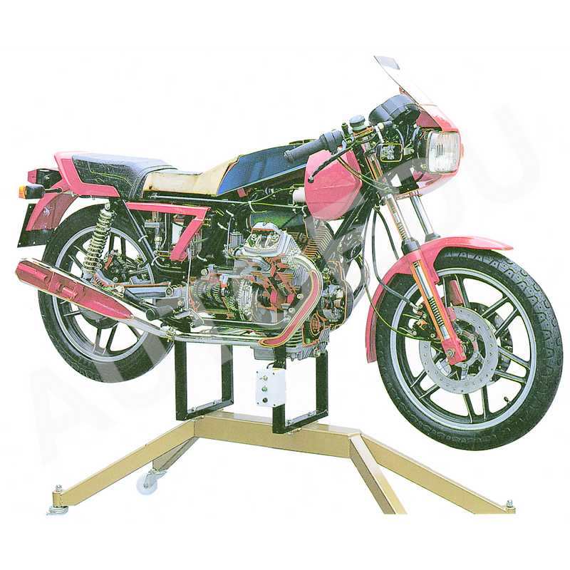 “MOTO GUZZI” MOTORCYCLE 2 CYLINDERS Cutaway Educational model AE47800E AutoEDU automotive training equipment