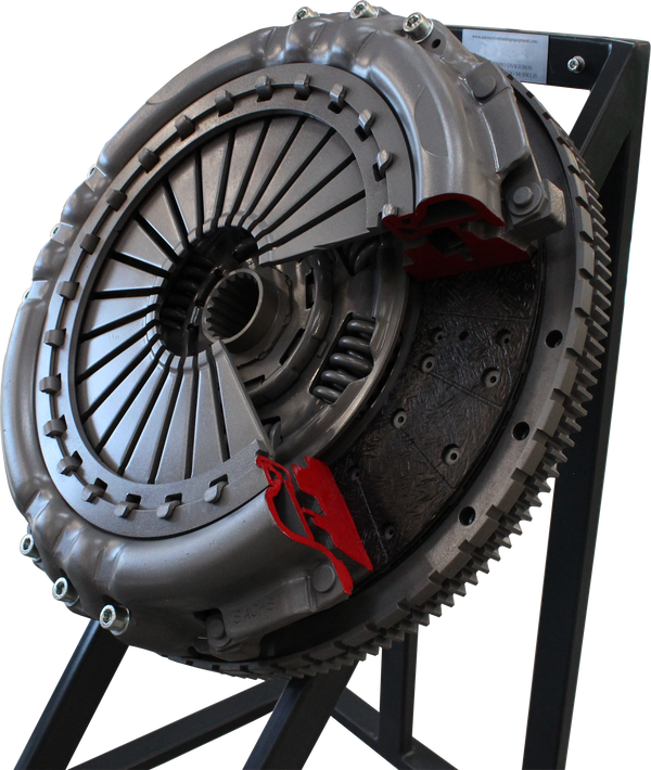 Truck flywheel with the clutch cutaway model AEFS01 AutoEDU