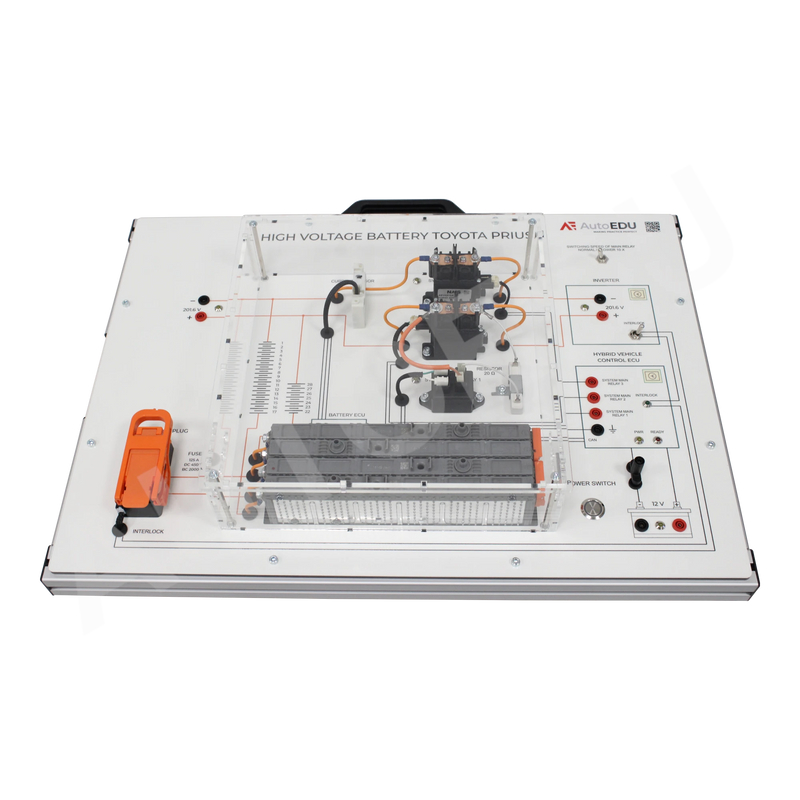 High Voltage Battery System Educational Trainer HYBBAT02 AutoEDU automotive training equipment