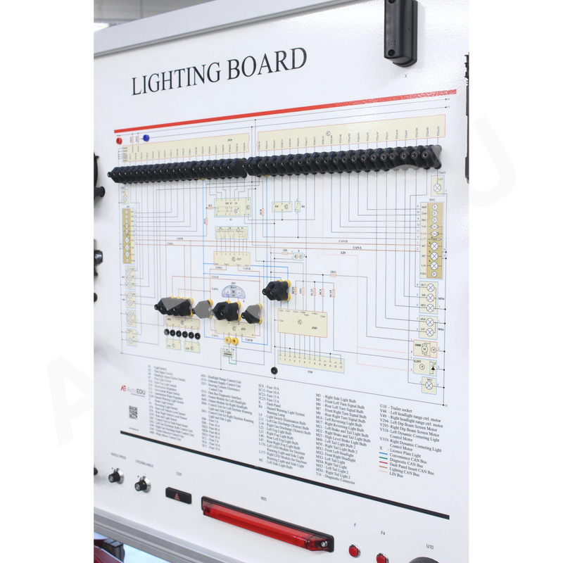 Lighting Training Board MSAS03 AutoEDU automotive training equipment