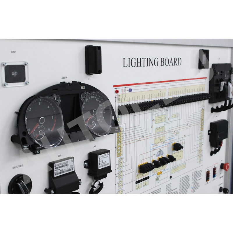 Lighting Training Board MSAS03 AutoEDU automotive training equipment