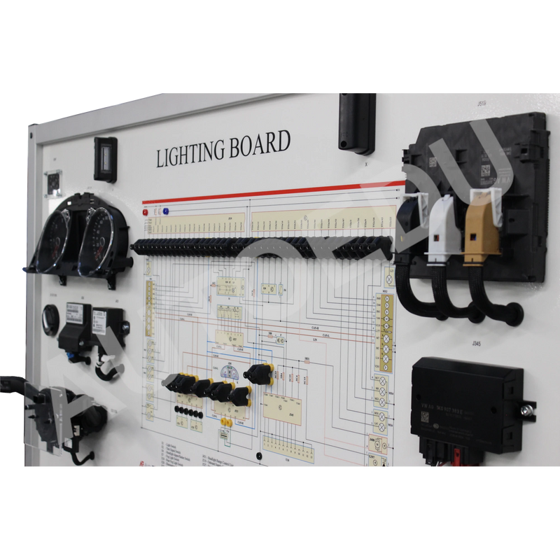 Lighting Training Board MSAS03 AutoEDU automotive training equipment