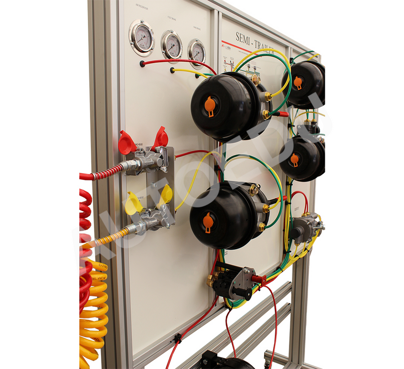 Truck Airbrakes Educational Trainer with EBS system MSSPPS01-EBS1 AutoEDU automotive training equipment