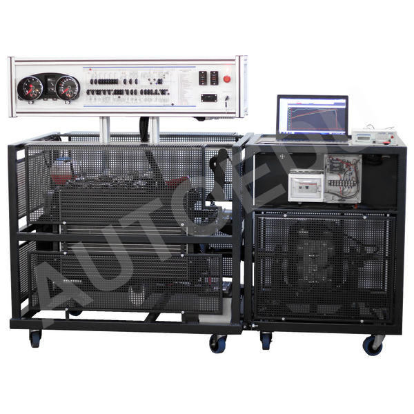 Educational petrol engine trainer with direct injection system (TSI) EURO 5 + Dyno MVTSI01-DYNO AutoEDU automotive training equipment